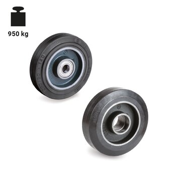 TR-72GH-W-Räder aus Sigma Elastic Gummi